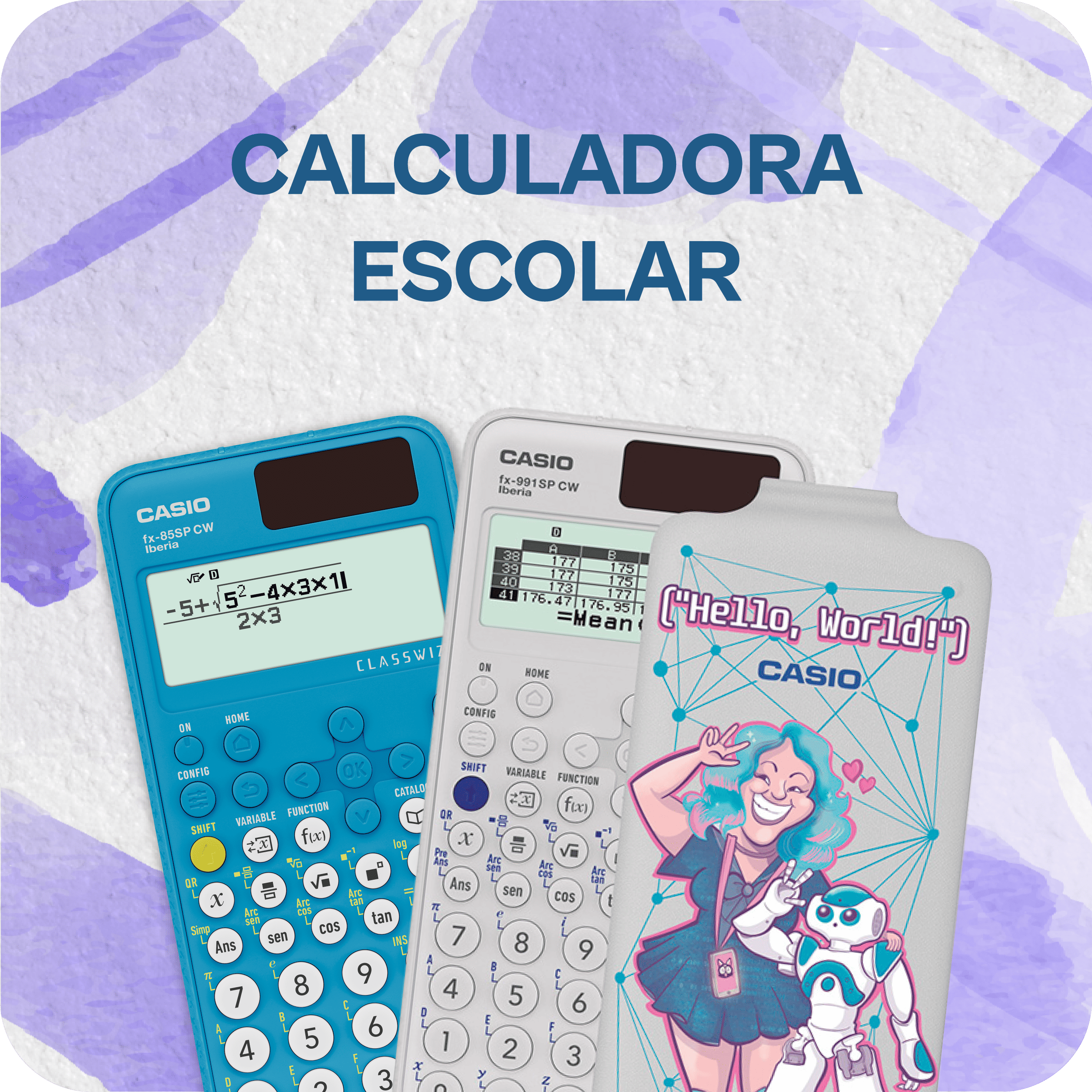 Calculadora de escolar -CASIO